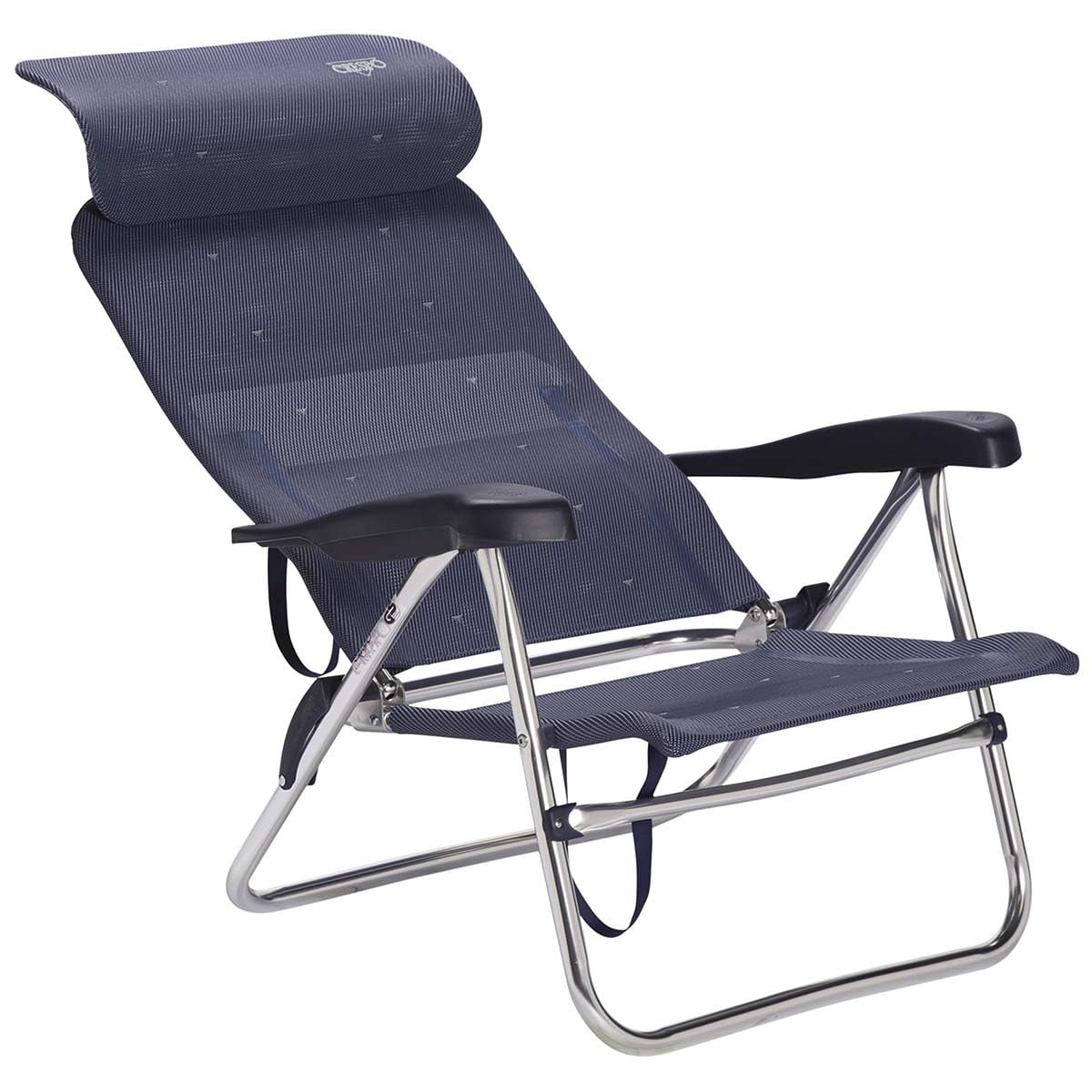 Crespo - Fauteuil de Plage - AL/205 - Compact - Bleu foncé