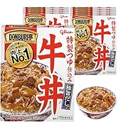 Amazon.co.jp: DONBURI亭 牛丼 180g×5個 江崎グリコ 【袋ごとレンジで