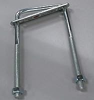 Vista 12 de National Hardware N245-027 2192BC perno cuadrado en U de tamaño para madera, chapado en zinc (paquete de 2)