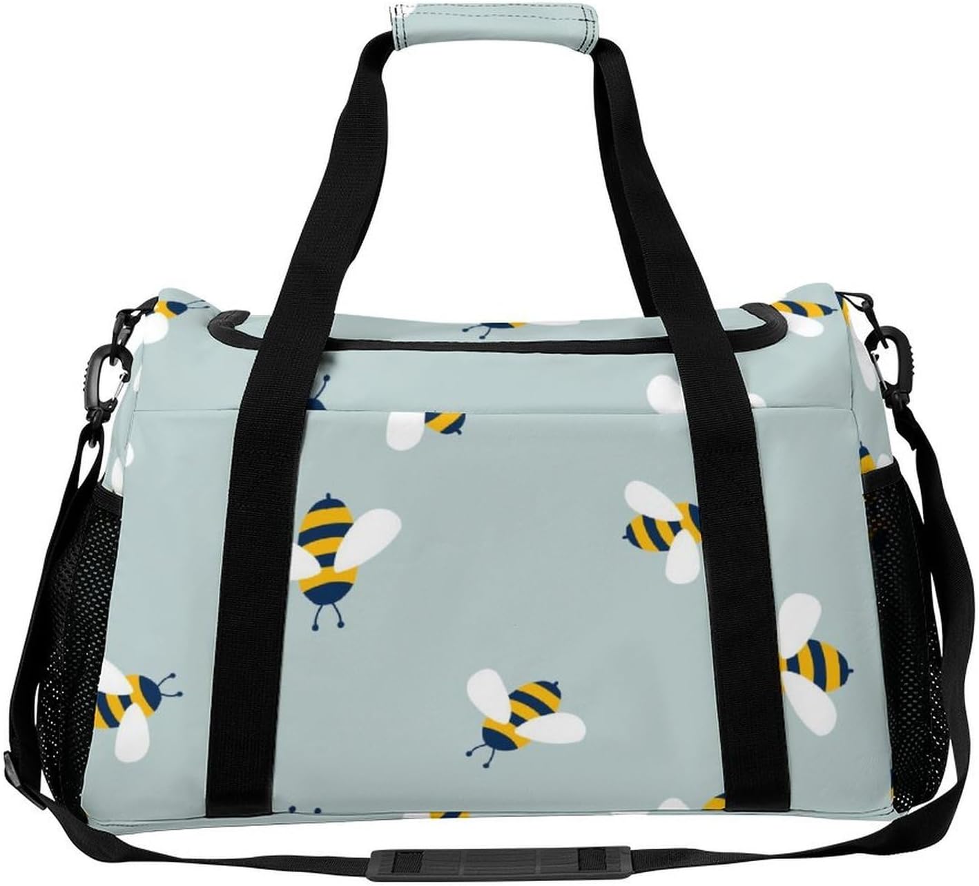 かわいい 蜜蜂 蜂 旅行バッグ キャリーオンバッグ ボストンバッグ スポーツバッグ 大容量 収納 出張 シューズ収納 修学旅行 キャ