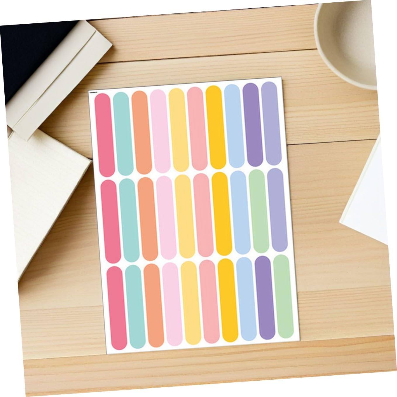 TOYANDONA 32fogli Adesivi Murali Colorati Per Decorare La Stanza Dei Ragazzo Ragazza Facili Da Applicare Realizzati Resistente Design Creativo e Delicato Perfetti Per Camerette e Nidi