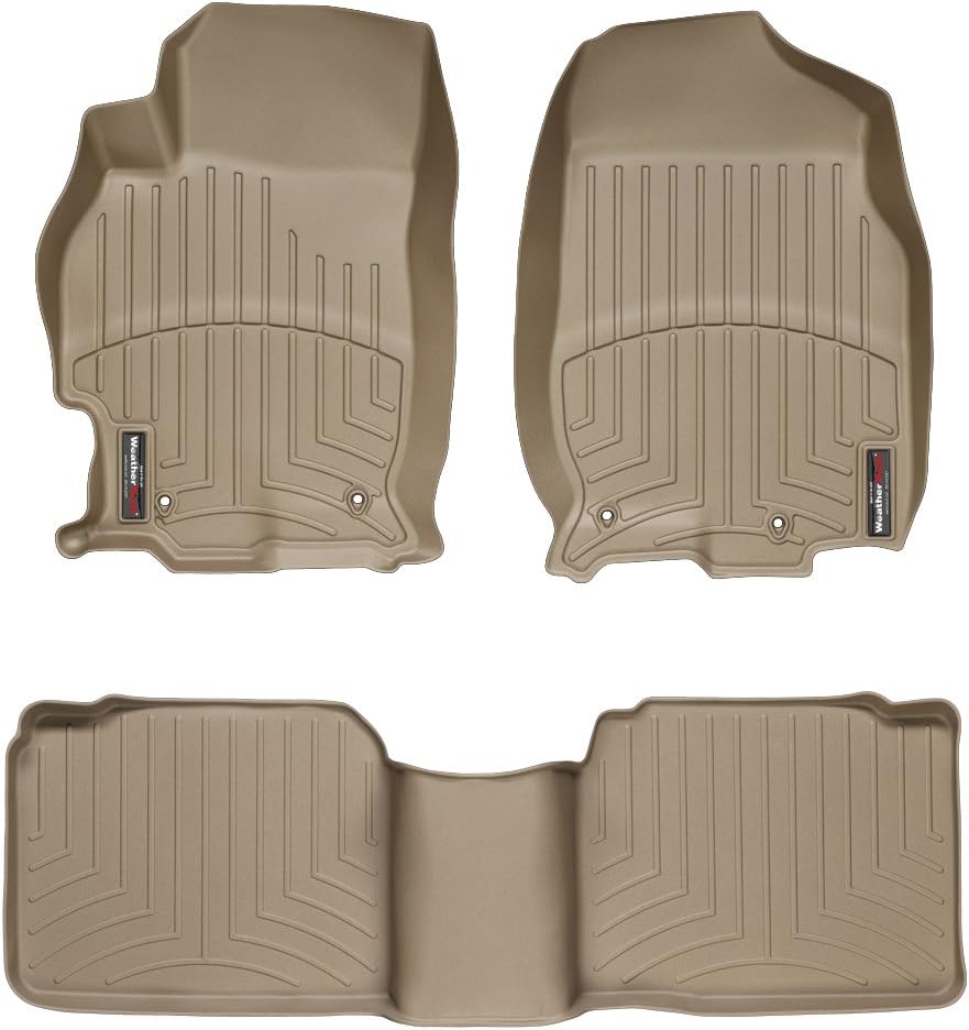 WeatherTech Custom Fit FloorLiners for Mazda MAZDA6-1st & 2nd Row (44214-1-2), Black