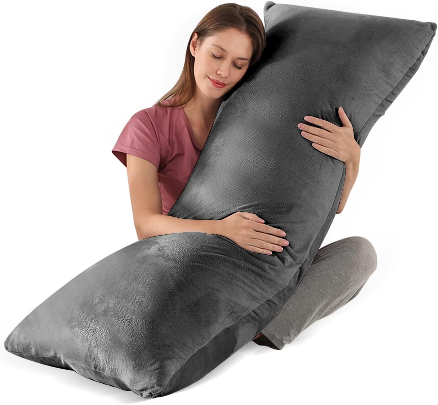 Wndy's Dream Full Body Pillow Ultra Soft Long Body Pillow for Side