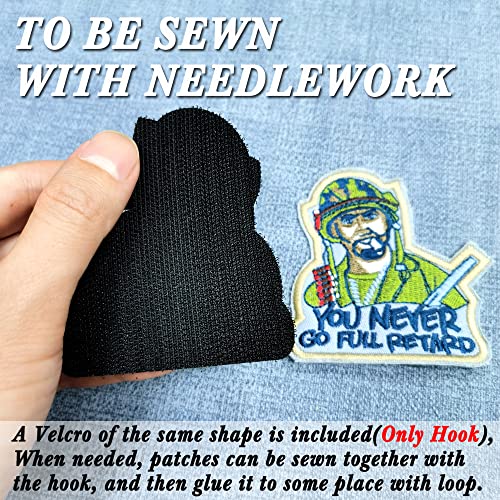 Funny Patches Iron On/Sew On, Humor Soldier Inspired Tactical Patch(Hook Fastener Backing - 3.0 Inch), Cool Embroidered Patches Applique For Clothes, Jackets, Vest, Backpacks, Hats, Jeans #TOP3