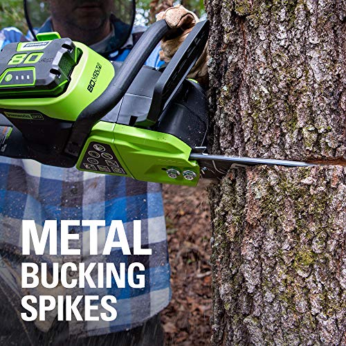 Greenworks CS80L2512 Chainsaw, 16