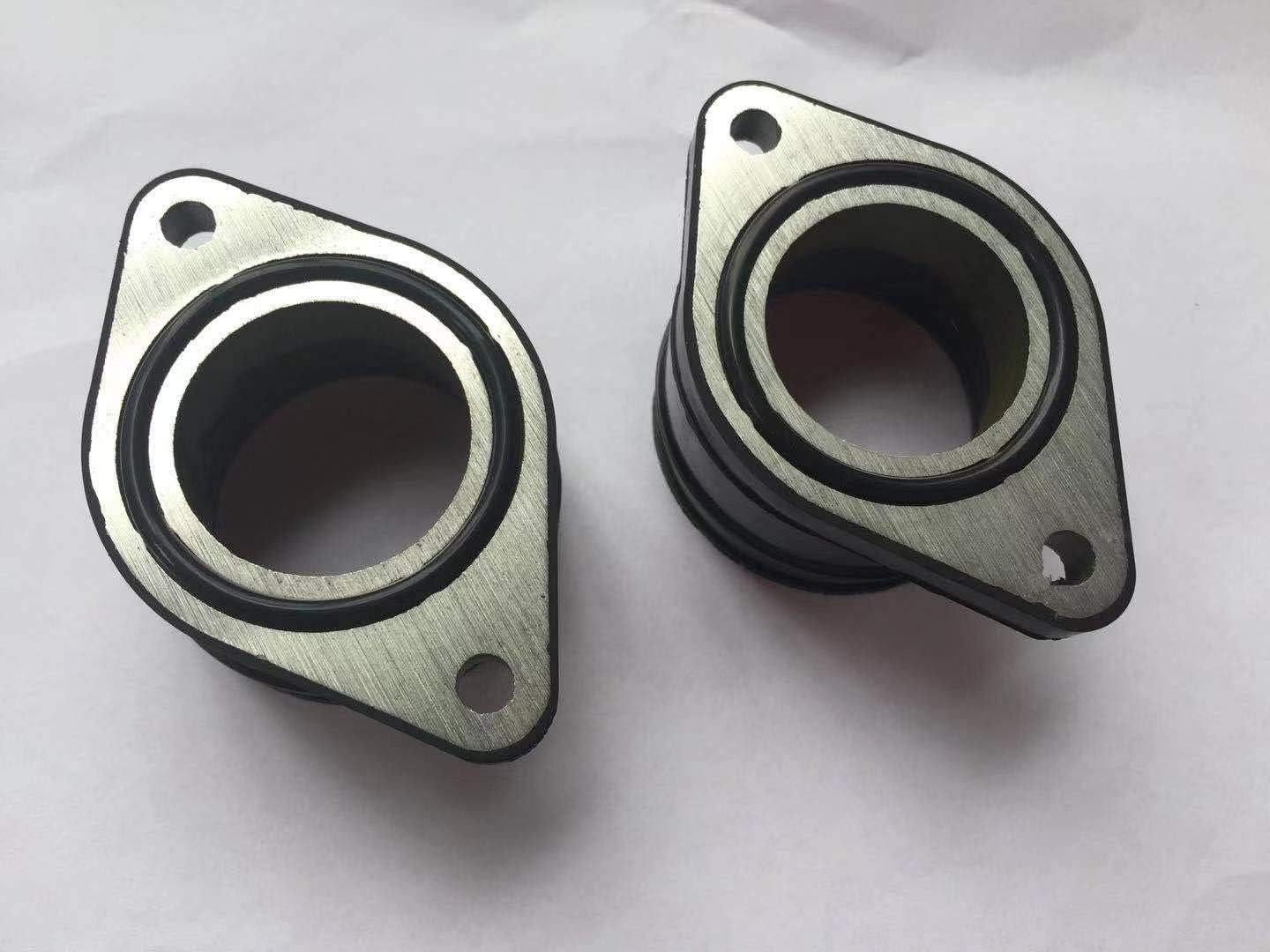Carburetor Intake Manifold Boot Holder Compatible for Honda CB400 CM400A CM400C CM400E CM400T Hawk 400 Replace#16211-413-000 (2Pcs)