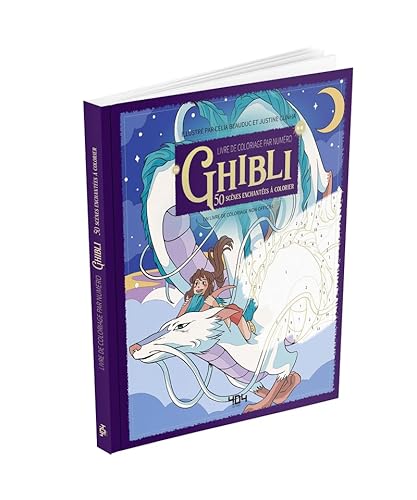 Coloriages par numéro - Ghibli 2: Un livre de coloriage non officiel
