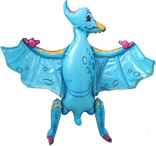 Miniatura 20 de Globos de dinosaurio de pie con diseño de tiranosaurio para fiesta de cumpleaños, baby shower. Kit de decoración de suministros inflables para 3d