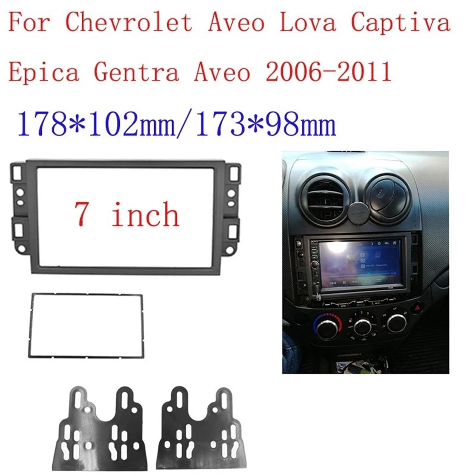 Panel Radio para Coche para Chevrolet Aveo Lova Captiva