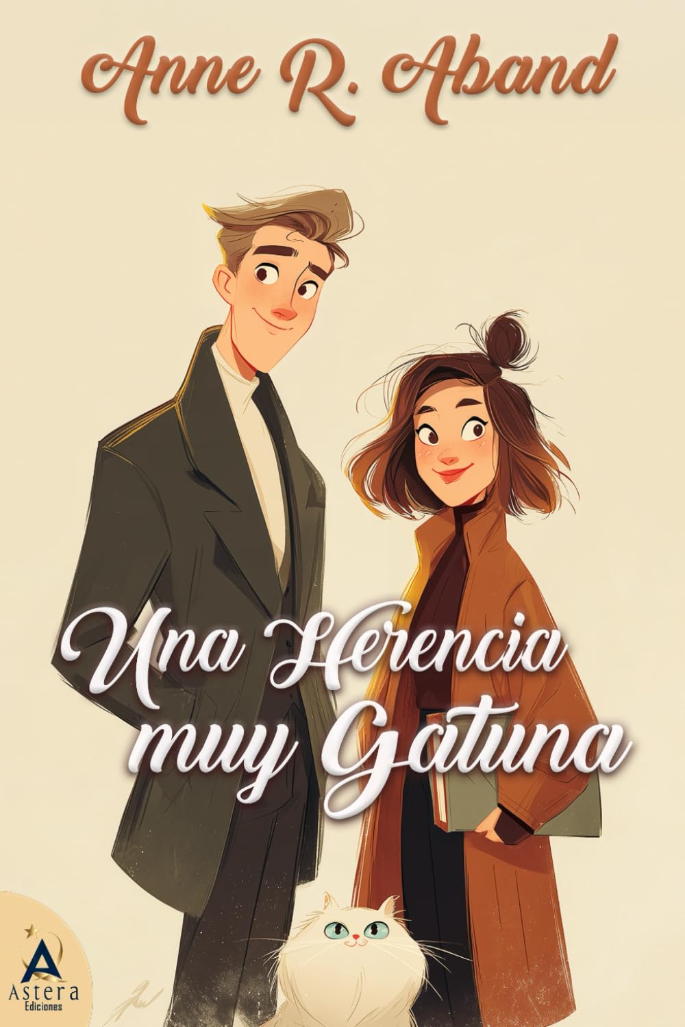 Una herencia muy gatuna: (Room-com, grumpy &sunshine) (Románticas contemporáneas de Anne R. Aband)