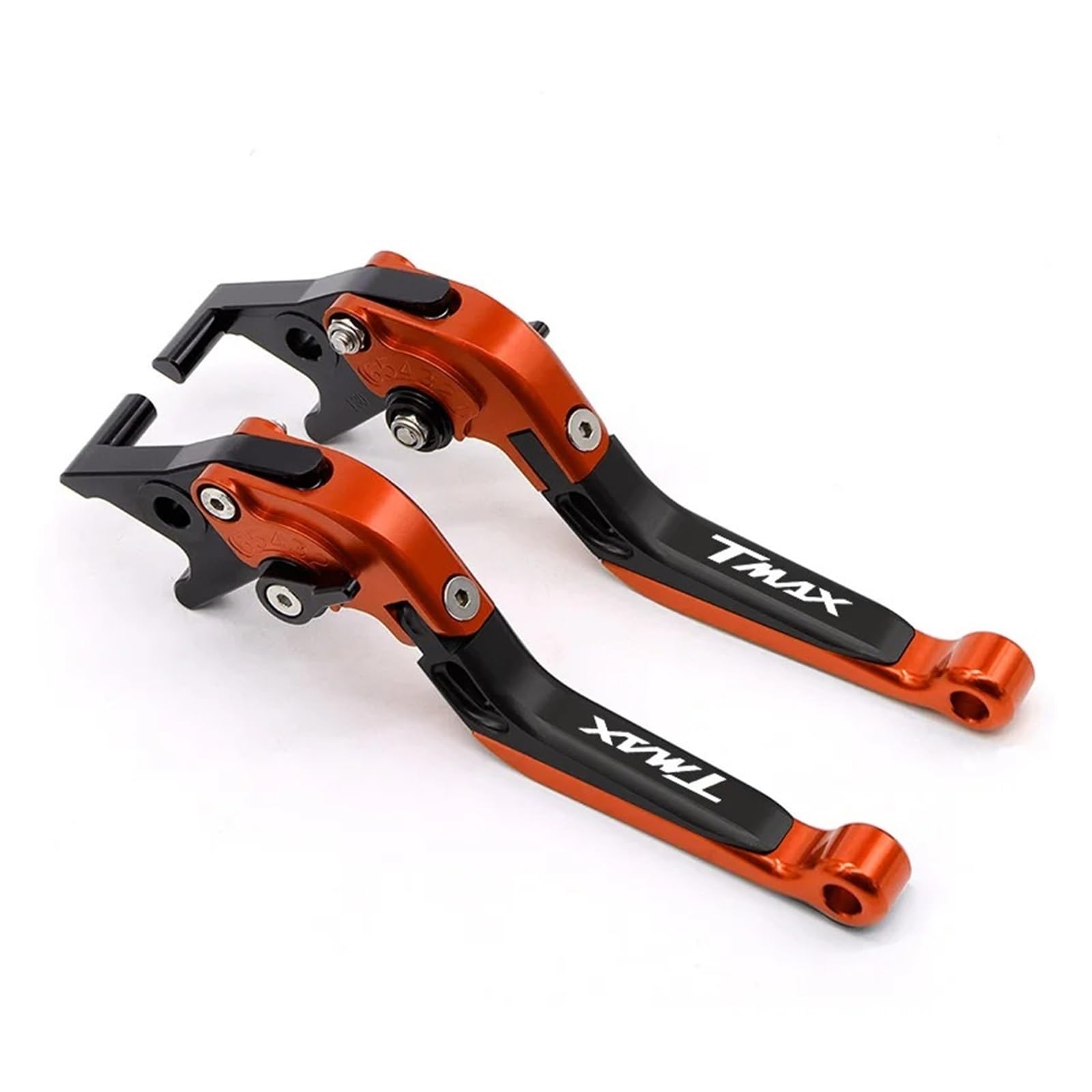 Alinng Tmax-Or.bk.or.bk Clutch Brake Lever Handle Motorcycle Adjustable Clutch Brake Handle Drum Lever Accessories For Ya&Maha Tmax Tmax500 Tmax530 Tmax560 Sx Tech Max