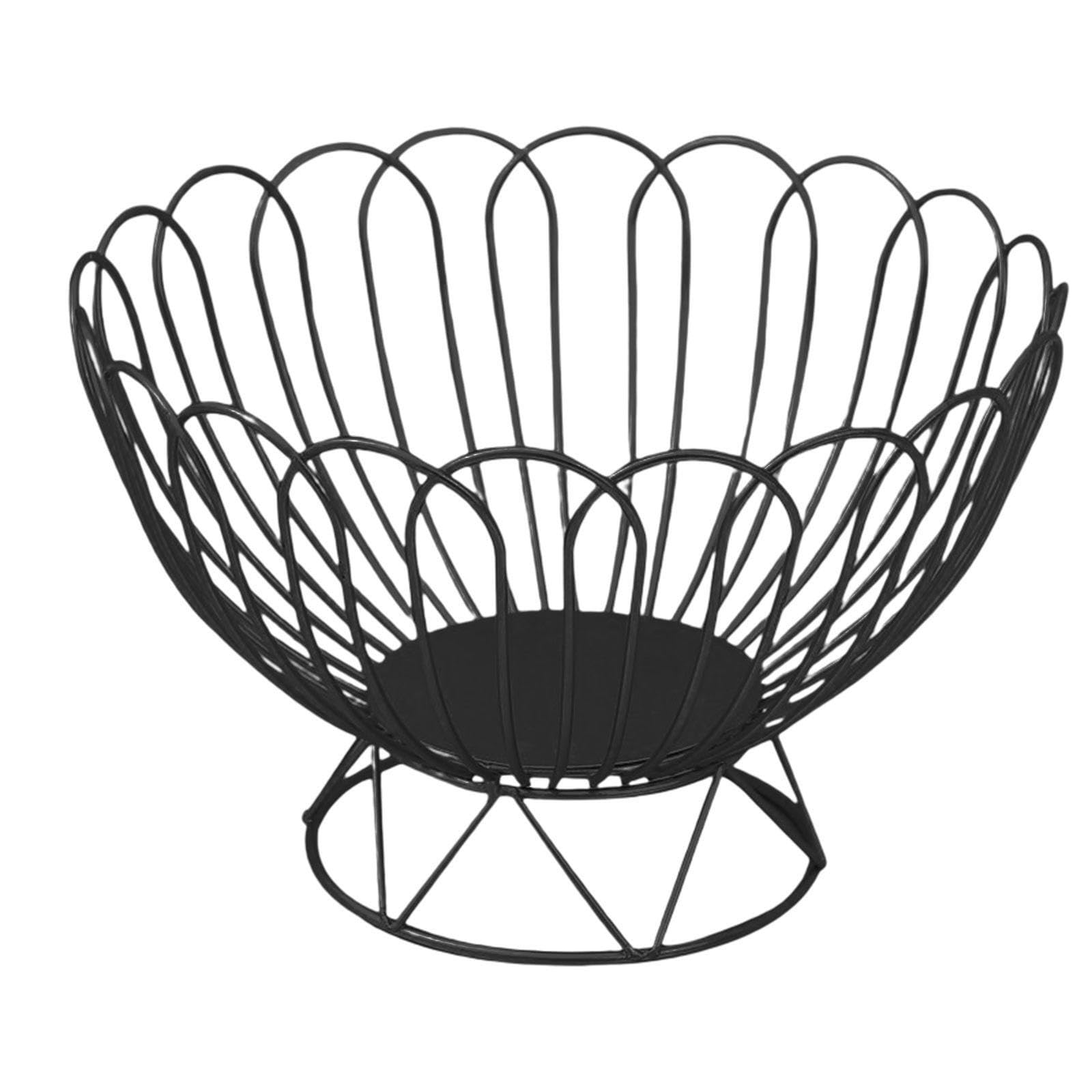 PUXZYAX for Creative Vegetable Fruit Basket Bowl Stand Metal Holder Storage Tool For Stylish Fruit And Snack Displays Fruits Bowl Modern Bread Snacks