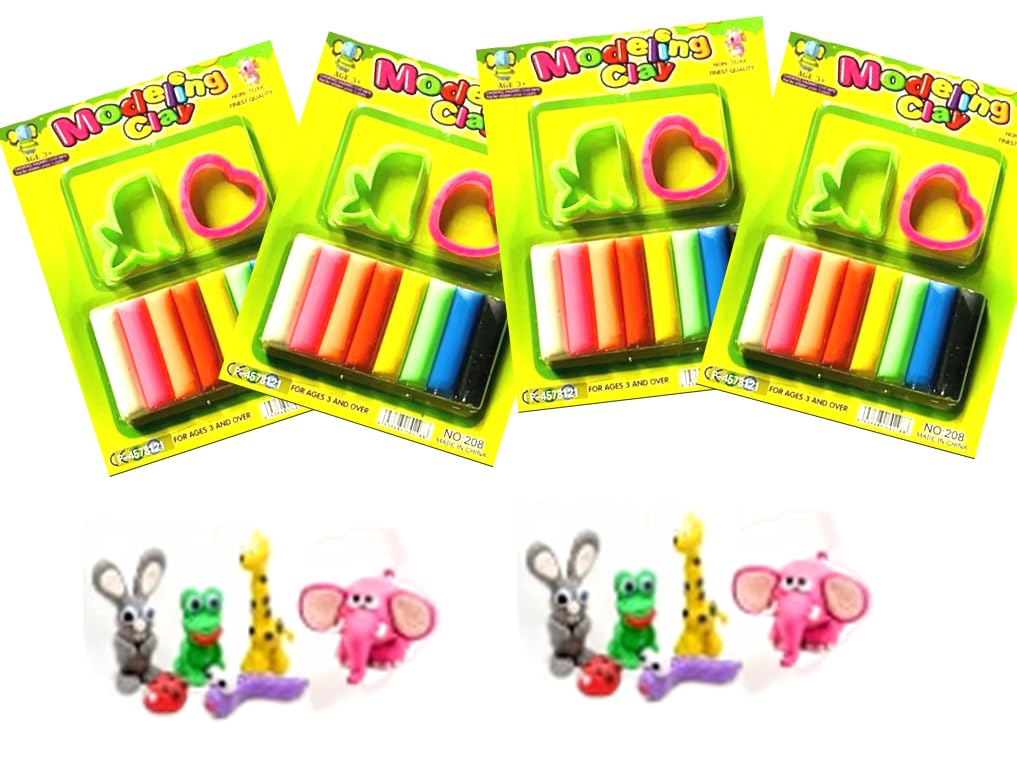 SV Traders Colorful Play Dough Clay Set of 10 Pcs Return Gift Items for Kids/Girls/Boys/Dough Clay Set for Kids/Party Favours (B0D3THMSK8) Amazon Price History, Amazon Price Tracker