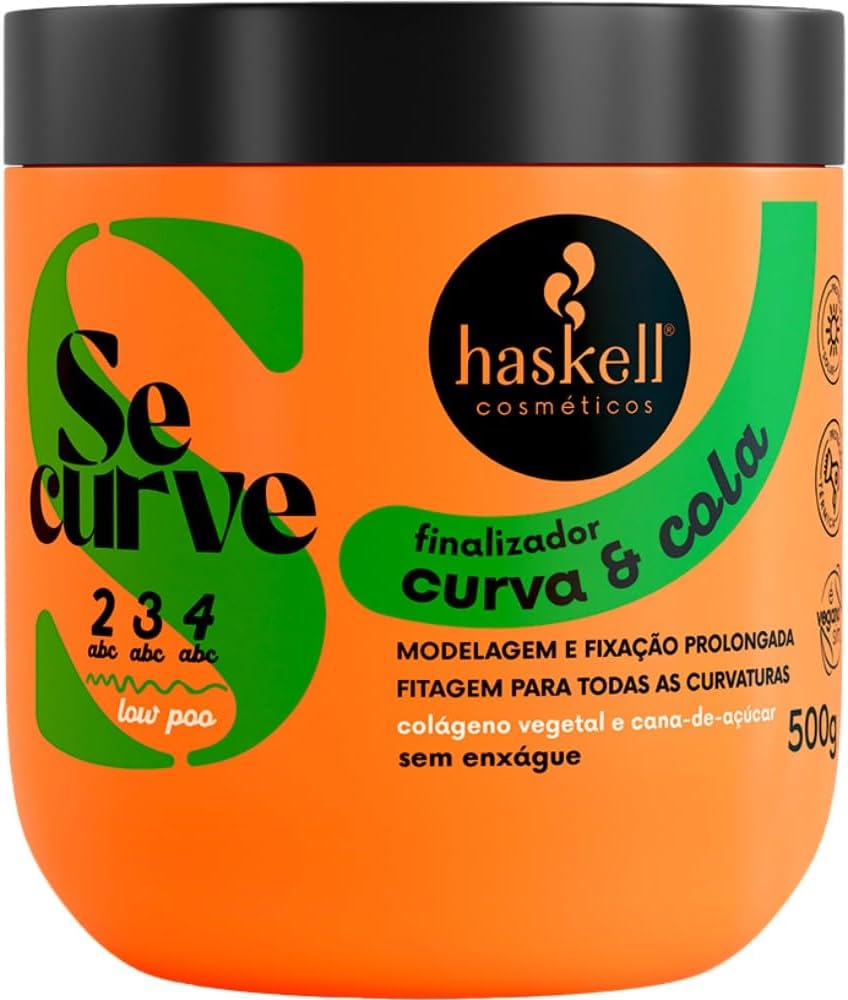 CURVA E COLA HASKELL SE CURVE 500 GR : Amazon.com.br: Papelaria e ...