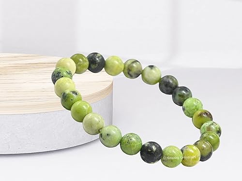 Miniatura 272 de Amazing Gemstone Pulsera de cristal para mujeres y hombres, pulsera de cristal curativo de protección, pulsera elástica con cuentas de piedras