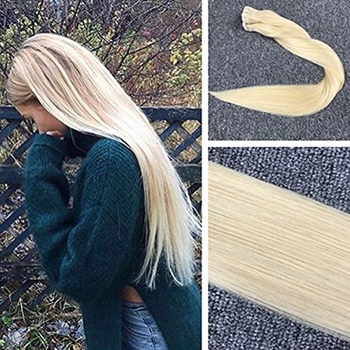 Komorebi 22inch Tape in Blonde Human Hair Extensions 20pcs/50g Remy Real Hair Extensions Human Hair Tape Ahdesive Hair Extensions