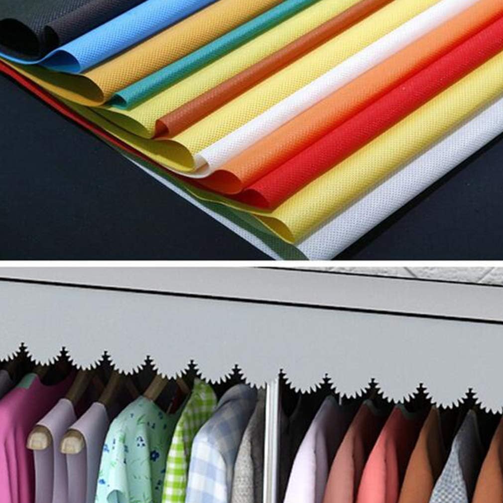 Cloth Wardrobe Clothes Closet, Portable Closet Wardrobe Storage Closet Standing Closet Fabric Cabinet Portable Wardrobe,Stripe_82x45x168cm