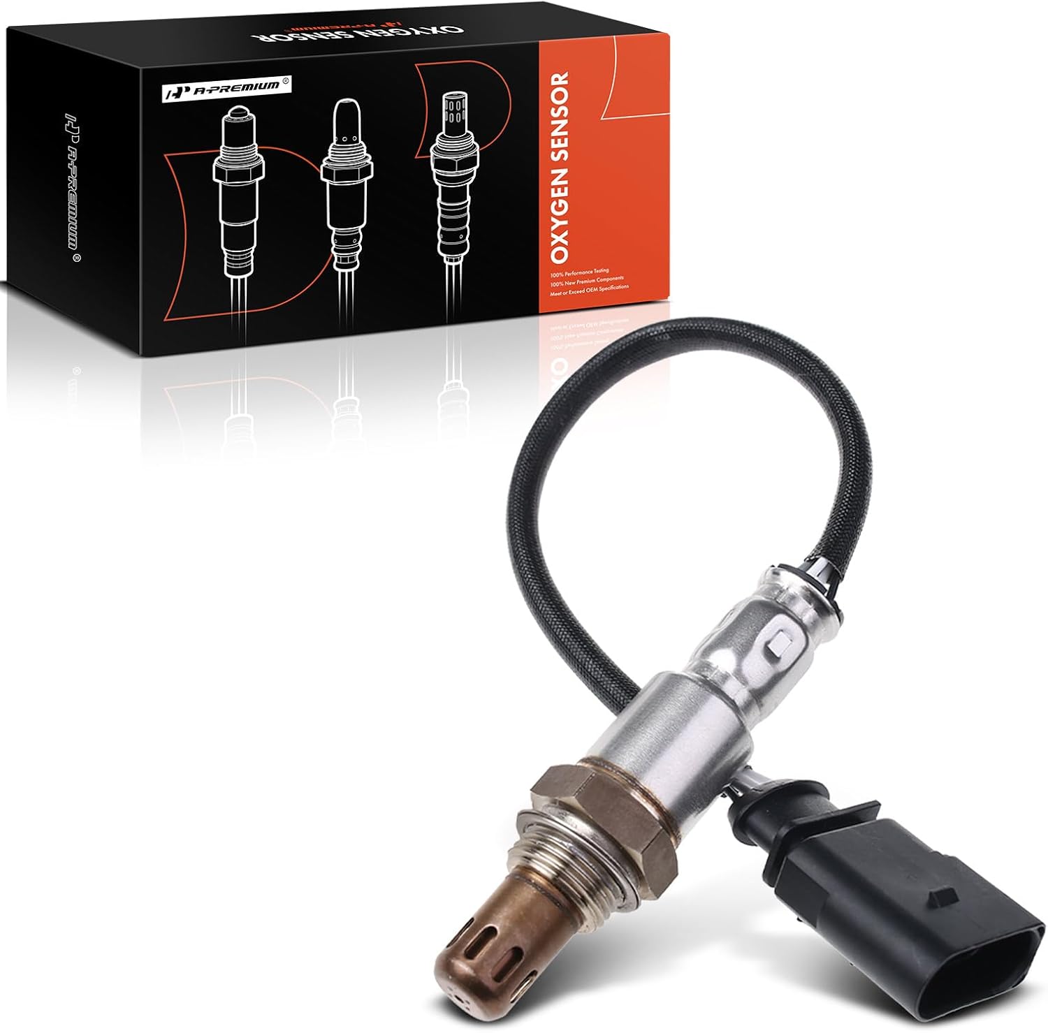 A-Premium O2 Oxygen Sensor Compatible with Audi A6 Quattro A7 Quattro 2016-2018, A8 Quattro 2015-2018, Q7 2017-2022, V6 3.0L, Replace# 03F906262A, 06E906265AE