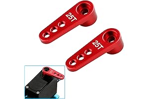 2PCS Metal 25T Servo Horn M3 Threads Steering Arm Server Rocker