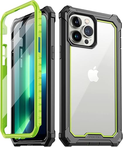 Miniatura 1 de Poetic Guardian Series - Funda diseñada para iPhone 13 Pro Max de 6.7 pulgadas, híbrida de cuerpo completo, a prueba de golpes, con protector de