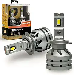 KIT Lâmpada LED TX5 H1 H4 H7 H27 H8/H9/H11/16A HB3 HB4 4000K - H7