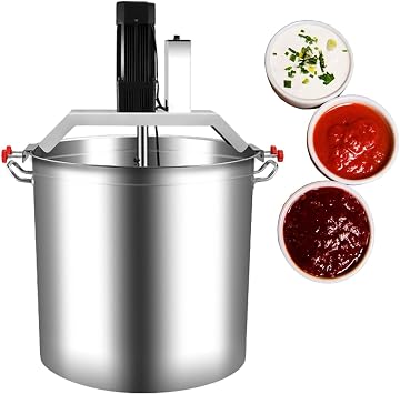 Automatic Pot Stirrer Mixer, Automatic Pot Stirrer for Cooking, Commercial Automatic Food Mixer with 4-Blade Mixing Scraper for Making Jam, Sauce and Soups, Stirring Speed Adjustable