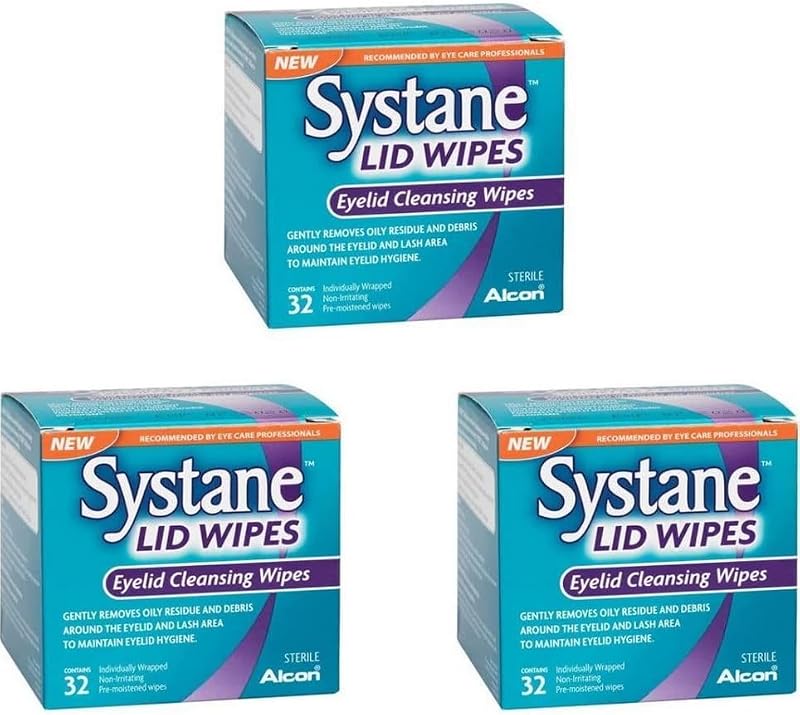 Pack of 6 - Systane Lid Wipes 32 Count