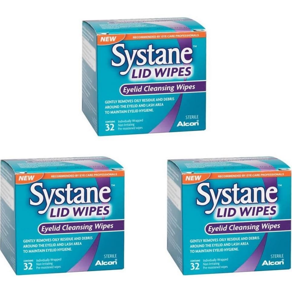Pack of 6 - Systane Lid Wipes 32 Count