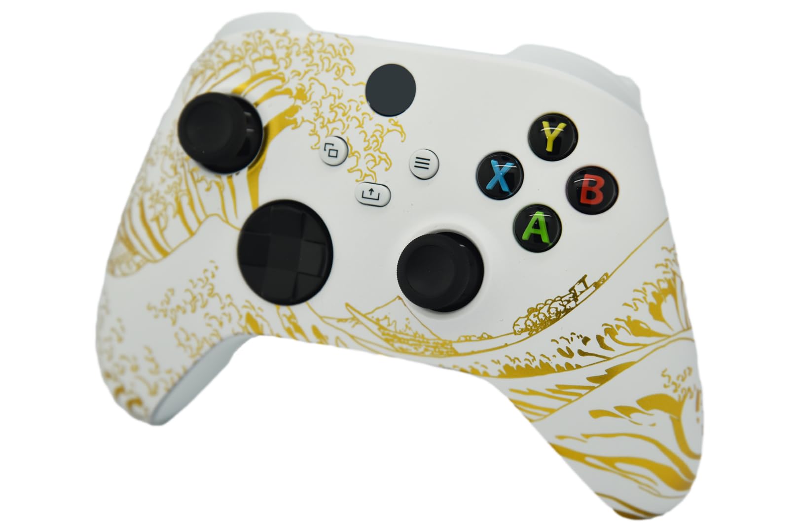 ProControllers LLC Controlador personalizado con aerógrafo de mano compatible con Xbox Series X/S y Xbox One (Series X/S Gold Wave)