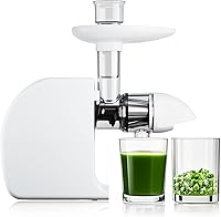 Vista 1 de MegaWise Cold Press Slow Masticating Juicer – Quiet Cold Press Technology, Dual-Speed Modes, High-Yield Fruit & Vegetable Extractor, Quick-Clean