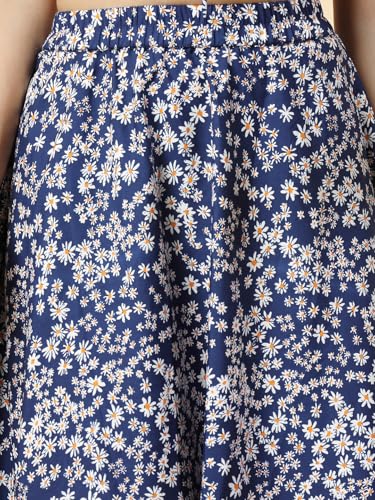 Image of OOMPH! Long Skirts for Women with Handkerchief Hem