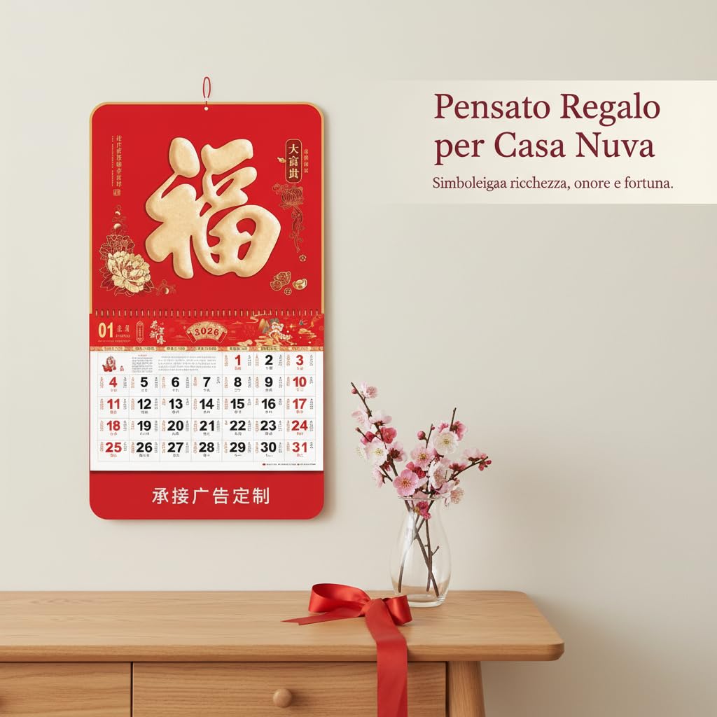Calendario da Parete 2026 in Carta, style to 3