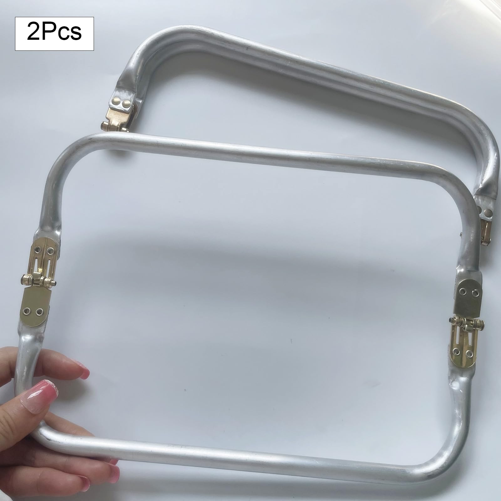 Dantolo 3 Pièces Cadre Tubulaire Internecadre,16CM 20CM Métallique Pour Sac,Fermoir Cadre Pour