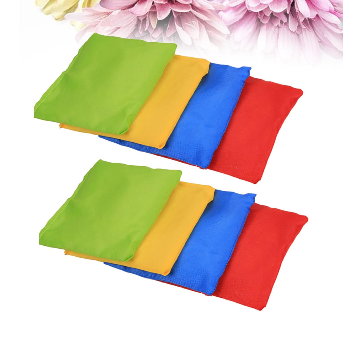 12 Bolsas de Nailon para Juego Costuras Refinadas y Diseño Resistente, Ligeras y Multicolores para Actividades Escolares y Juegos al Aire Libre