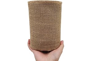 Inspirelle Natural Burlap Fabric Roll: Embellish with Rustic Charm