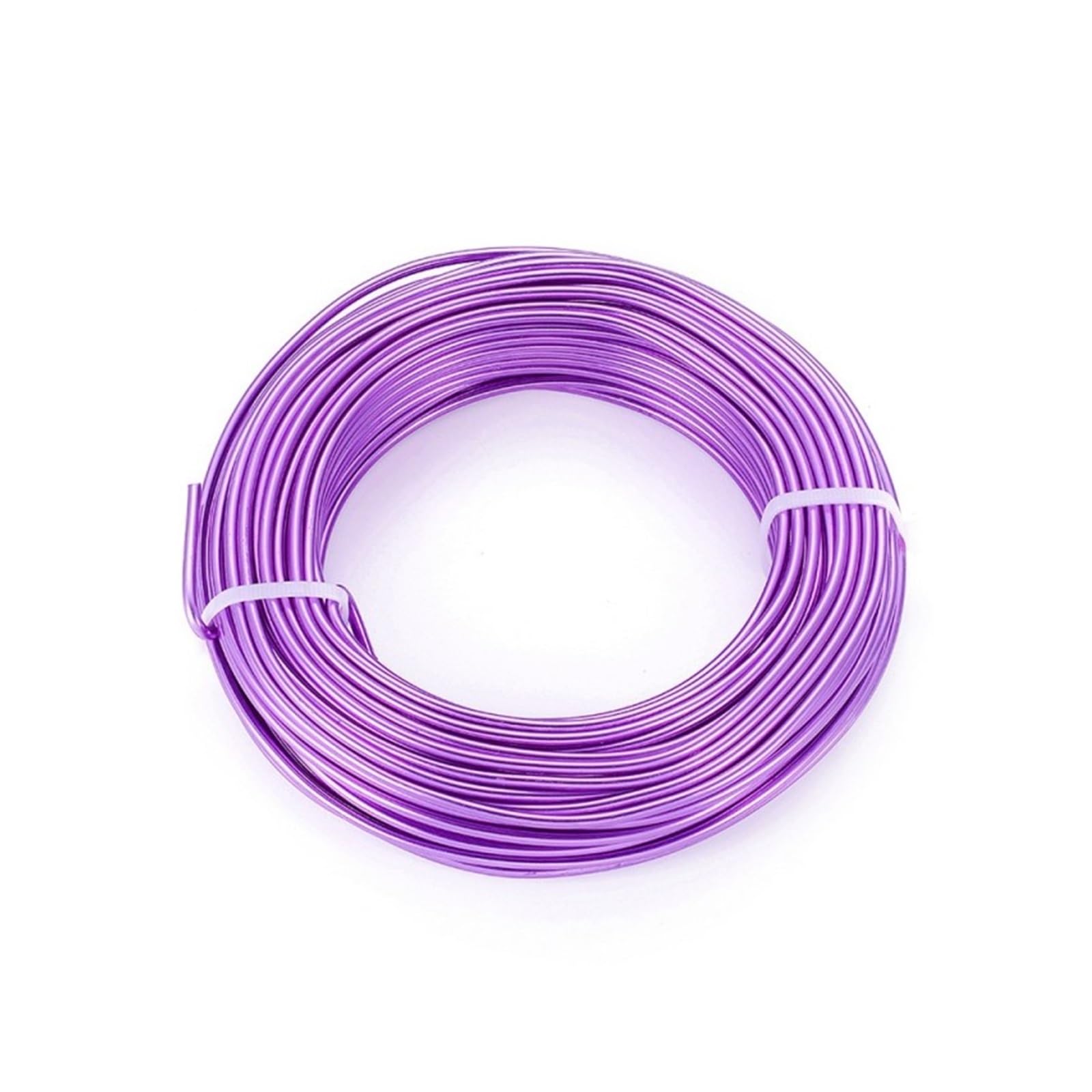 KXCVBNKLJ Aluminium-Basteldraht, Aluminium-Basteldraht, 500 g, 0,8–4 mm, mehrfarbig, for die Schmuckherstellung(Mediumorchid,1mm 200m)