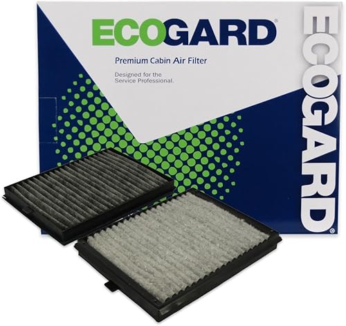 Miniatura 1 de ECOGARD XC35509C - Filtro de aire de cabina prémium con eliminador de olores de carbón activado para BMW 528i 1997-2000, 530i 2001-2003, 525i