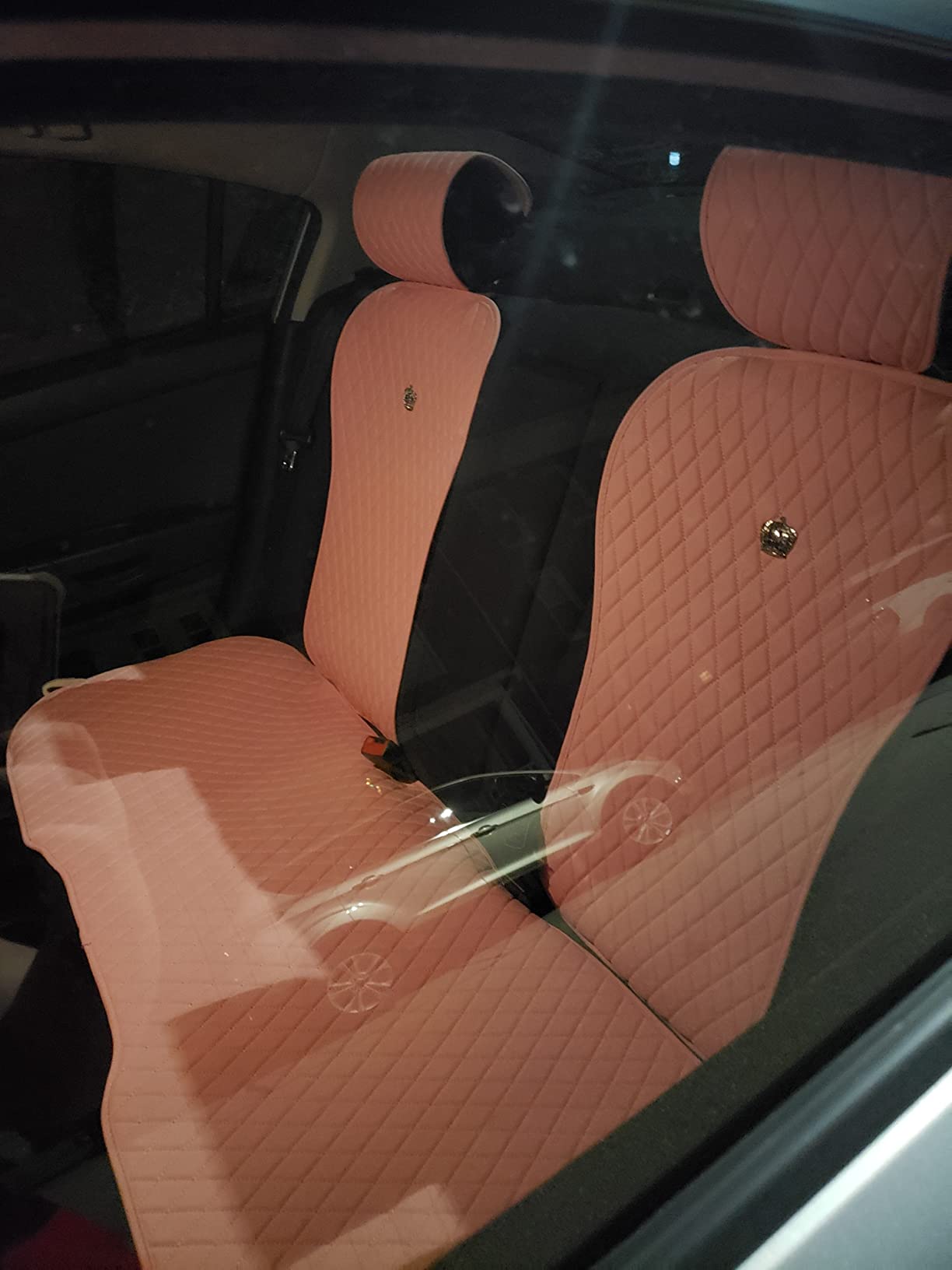 17/mo Finance Red Rain Fashion Universal Seat Covers Soft Pink