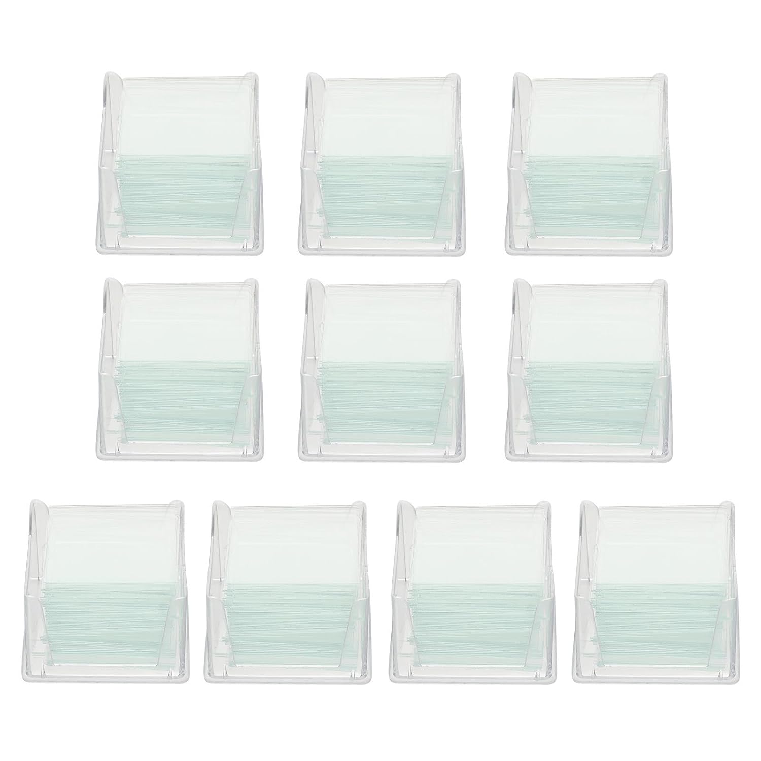 Vaguelly Microscope Glass Cover Slips 22x22mm Square Laboratory Cover Slips 100 Pieces Per Box, Vacuum Packed, 10 Boxes for Optical Microscope Use