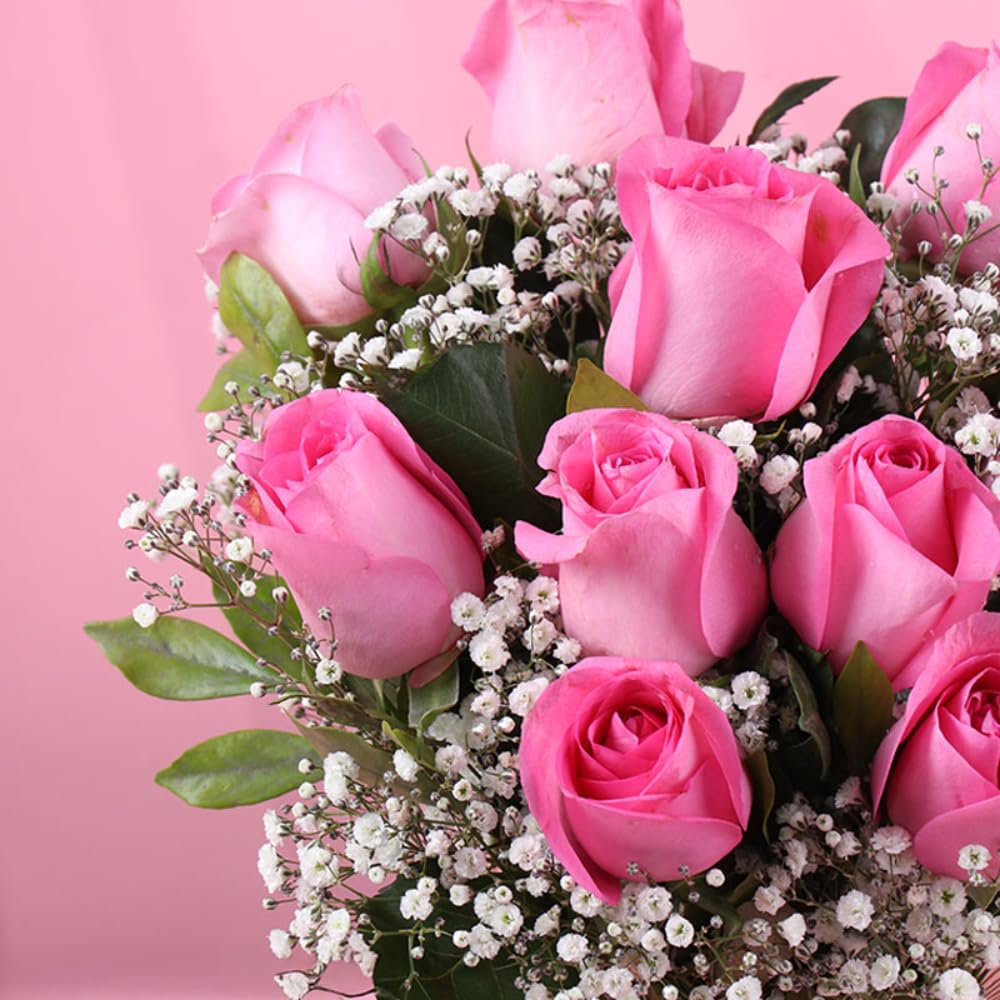 Pink Rose Bouquet - Romantic Gift Delivery -4