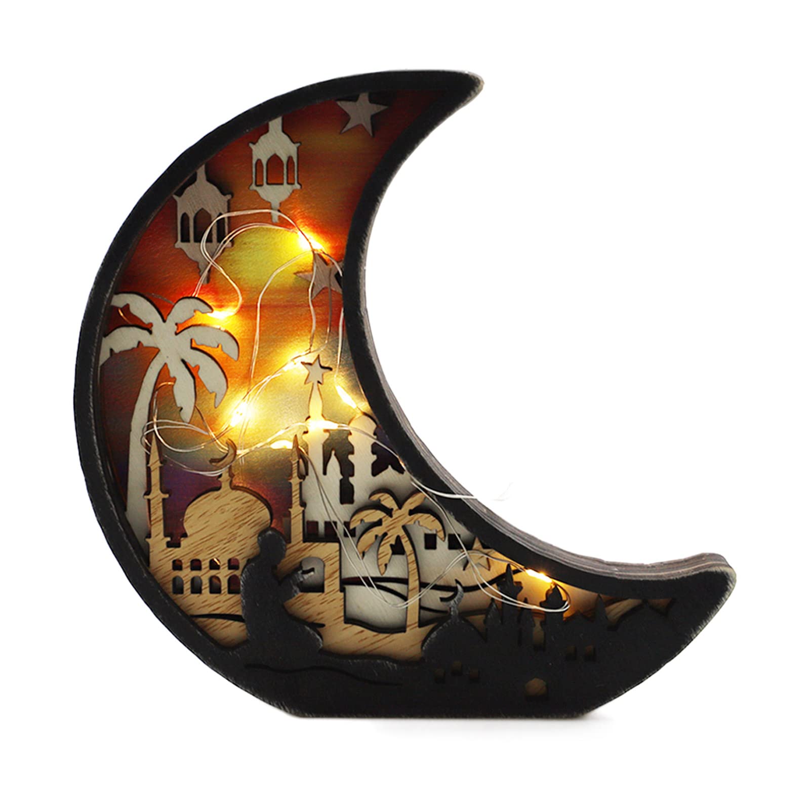 Elnwnnkc Table Ornament Family Farmhouse Table Ornament Eid Mubara Eid Decorations for