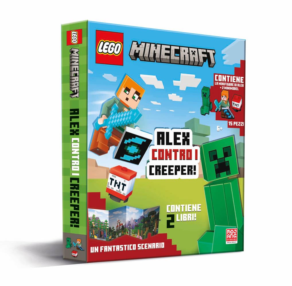 Alex Contro I Creeper. Lego Minecraft - 4