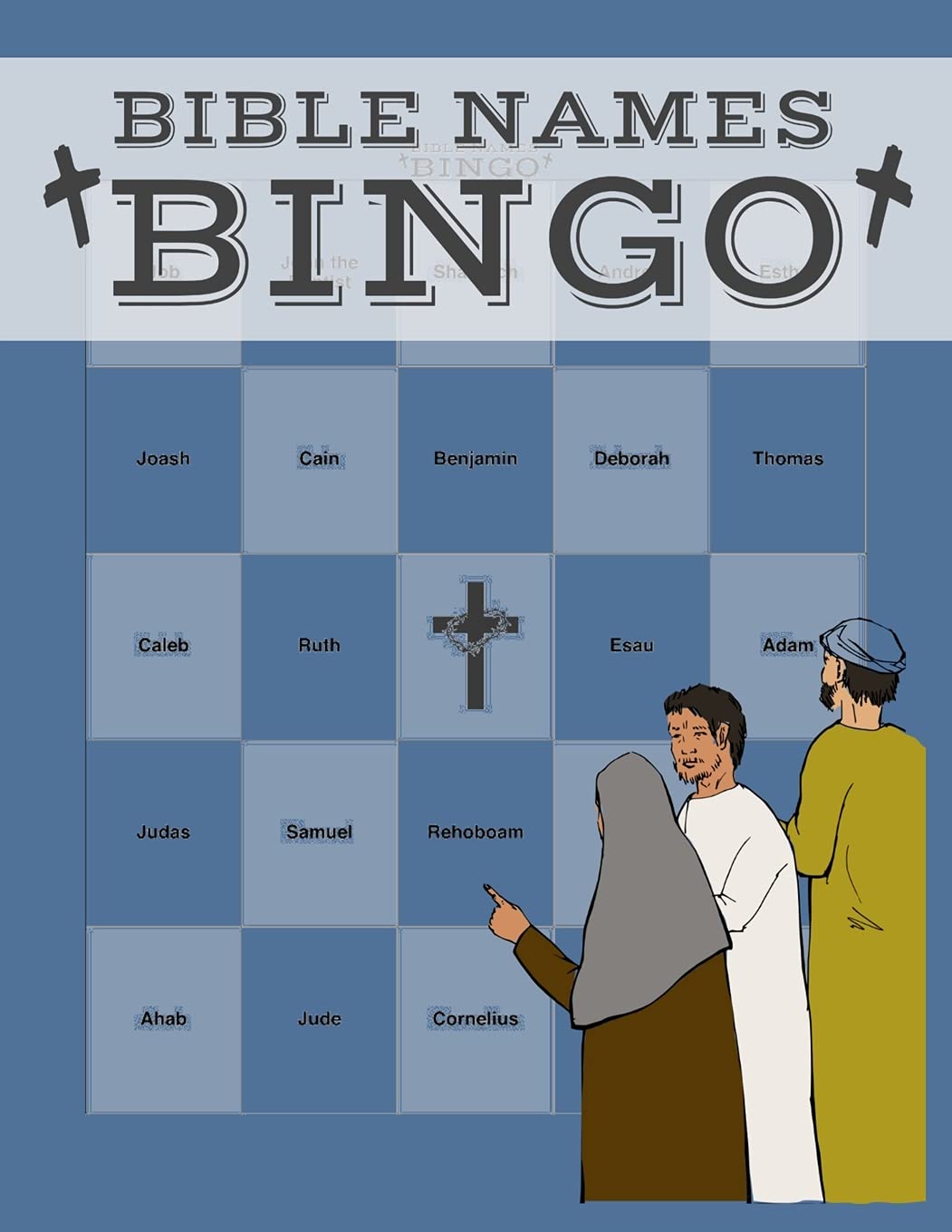 Buy Bible Names Bingo Game Book Youth Group Sunday School Church Group