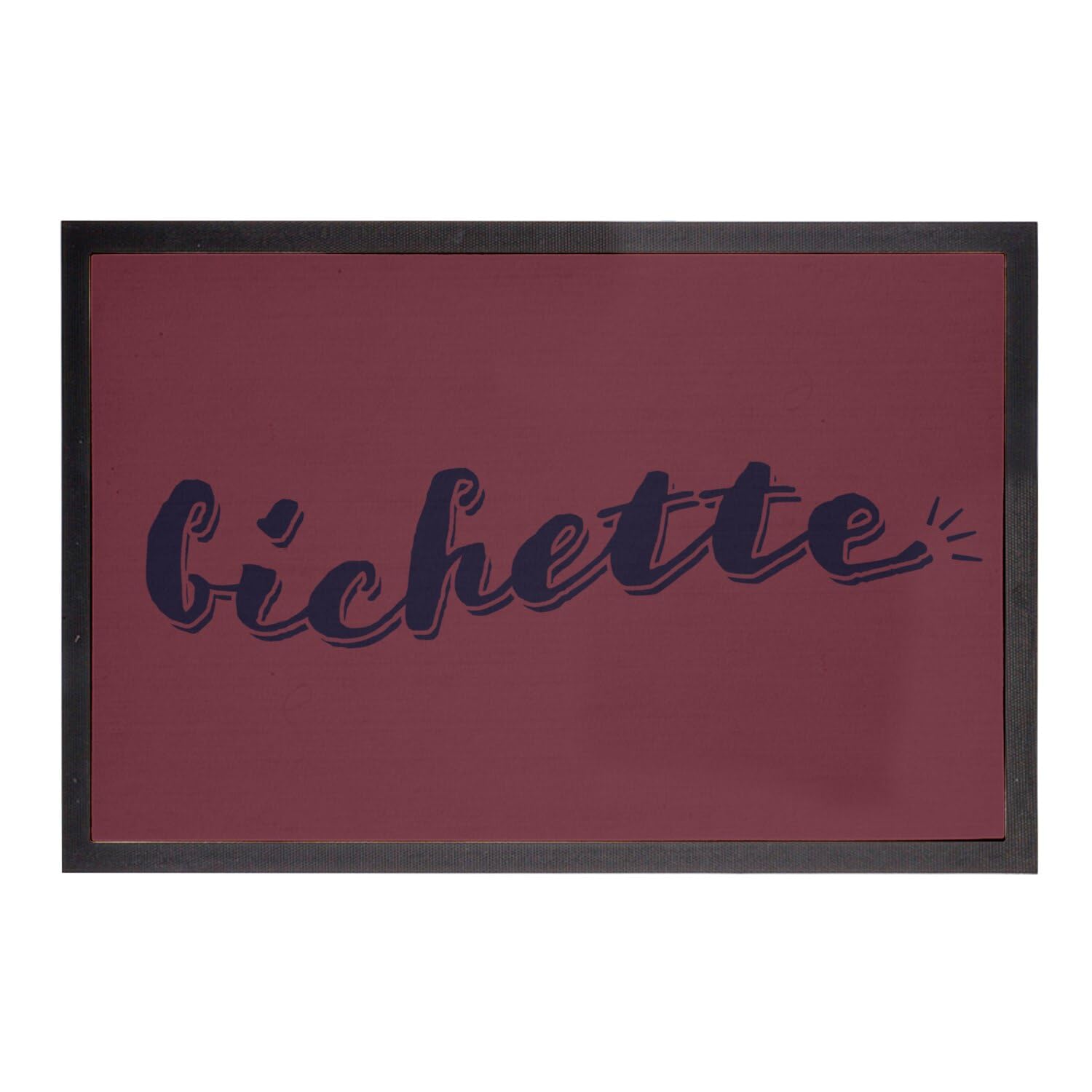 Paillasson rouge Fabulous pour éviter les traces de pas tapis Bichette 75x50