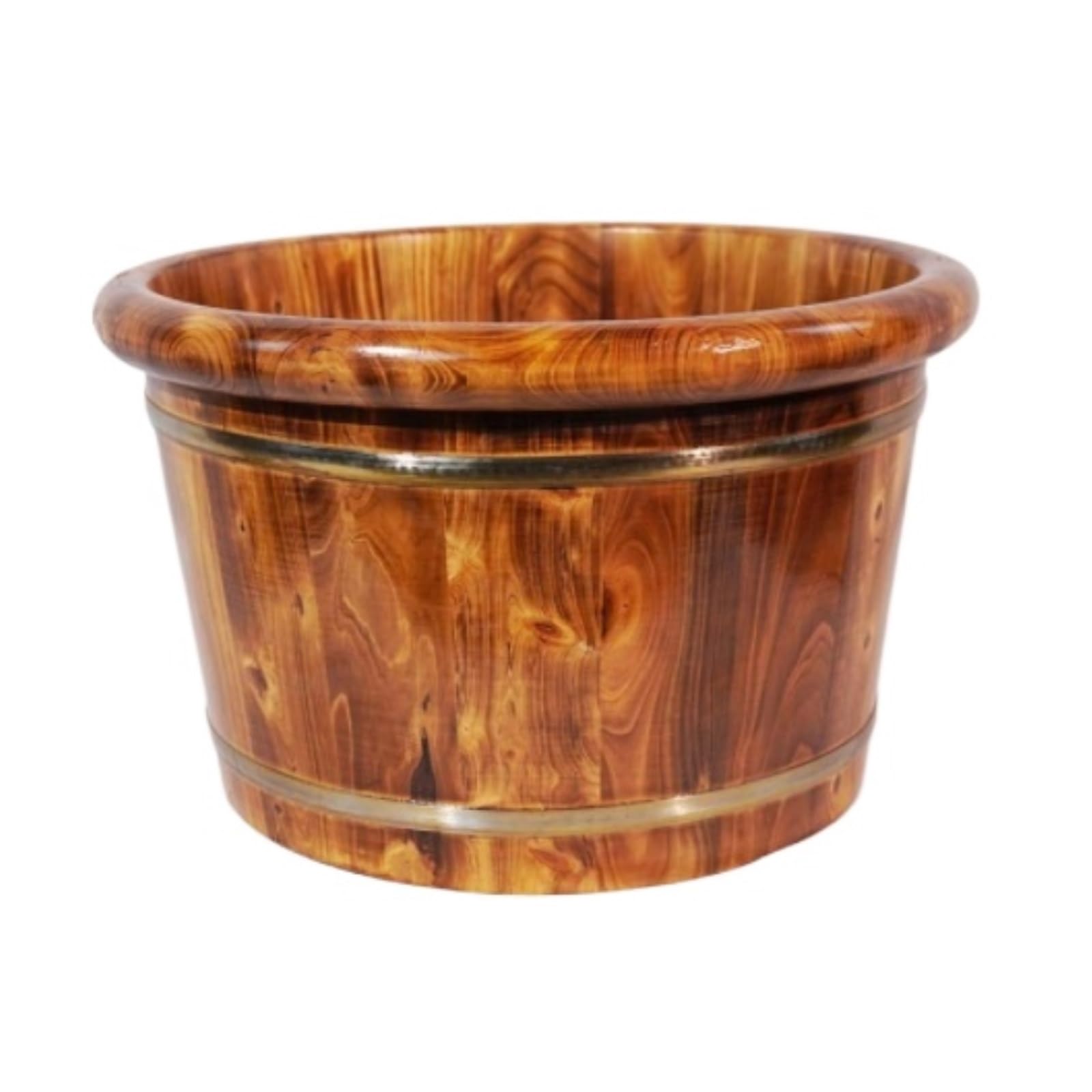 Foot Footbath Bucket Wooden Barrel Foot Spa Relax Spas Bath Bucket Basin For Soaking Feet Relaxation For Sauna Soaking Feet(Without lid)