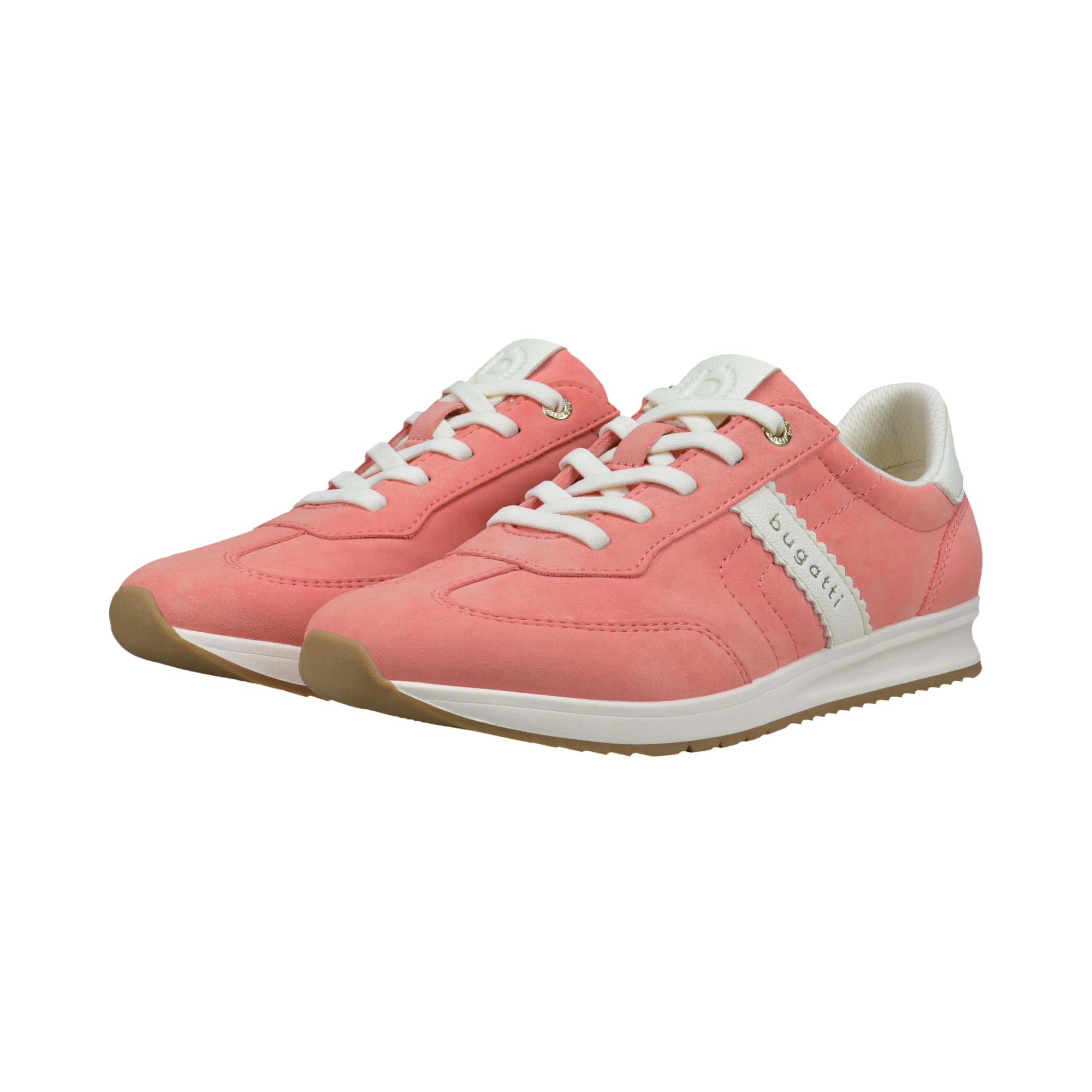 bugatti Women's Trainers 435AVB015550-3221, 37, Light Red/Off-White
