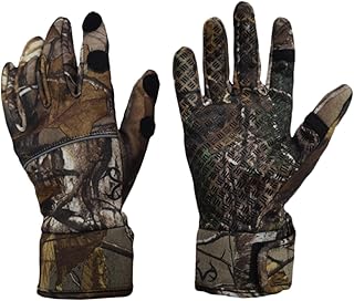HONMEET 1 Par De Luvas Camufladas Luvas Sem Dedos Luva Sem Dedos Para Pesca Luva Sem Dedos Para Caminhadas Dacron Luva Sem Dedos Proteção Luva Sem Dedos
