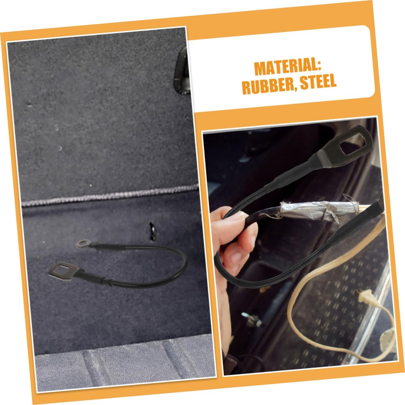 3pcs Car SUV Tailgate Cable Truck Tailgate Support Straps Rear Lift Support Hardware Parts Replacement