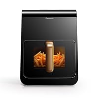 Panasonic NF-CC600AXE Friggitrice ad Aria con Finestra trasparente resistente