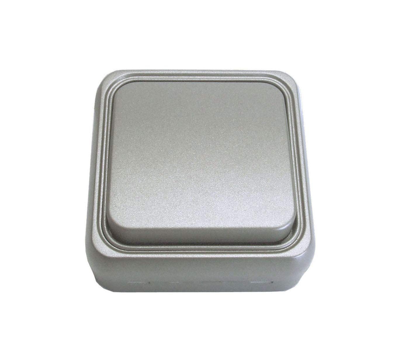 Presa Schuko Superficie Alluminio Fontini BF-18 – 16A 230V Con Protezione Bambini